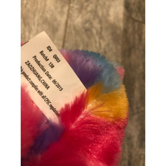 Rainbow Bear Kellytoy Plush Stuffed Animal 15" Tall Gay‎ Pride LGBTQ Teddy Toy - Picture 6 of 8